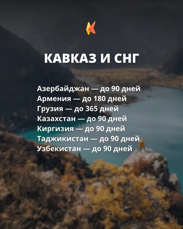 Безвизовые страны для россиян в 2026 году